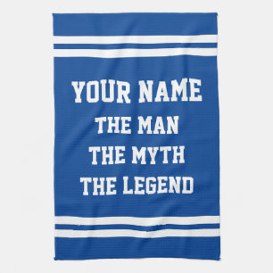Le mythe de l'homme légende cadeau de serviette d