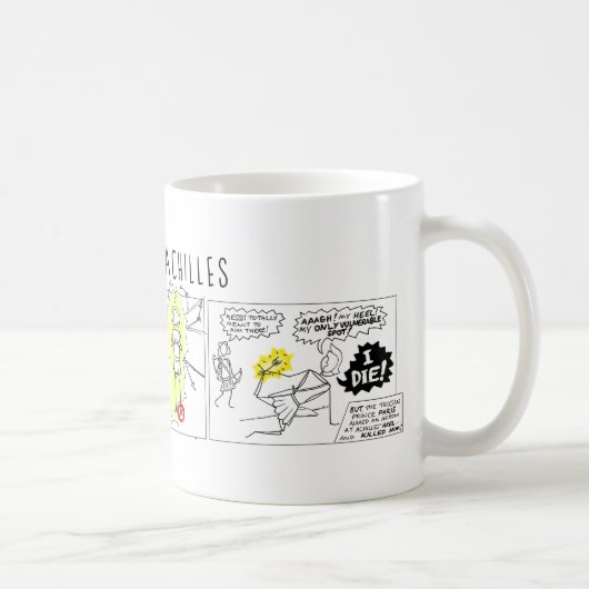 Le mythe grec Comix Achilles pt 1 le mythe Mug (Droite)