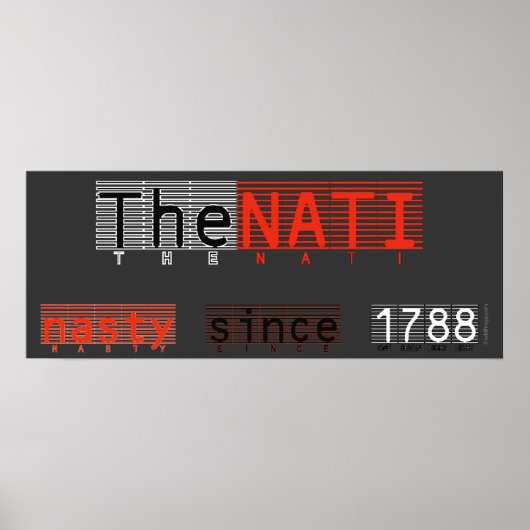 Le Nasty NATI Poster Art (Devant)