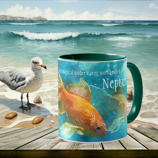 Le Neptune sous-marin Pisce Fish Mug