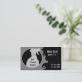 Le nettoyage gris entretient les cartes faites sur (Debout devant)