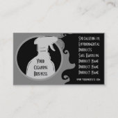 Le nettoyage gris entretient les cartes faites sur (Dos)