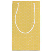 Le nid d'abeilles jaune de ruche gaffent le sac de (Devant)