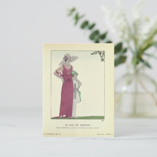 Le Nid de Pinsons Briefkaart (Staand voorkant)