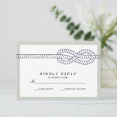 Le noeud bleu | Mariage RSVP (Debout devant)