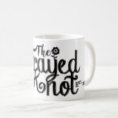 Le noeud frangé - logo 11oz. Tasse (Devant droit)