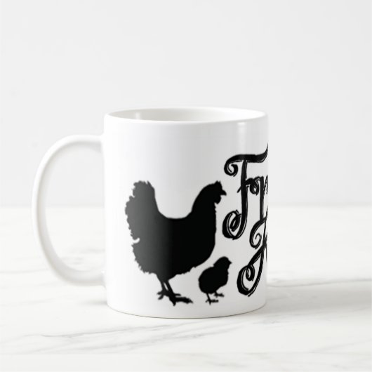Le noeud frangé - logo 11oz. Tasse (Gauche)