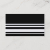 Le noir barre le carte de visite (Dos)