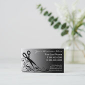 Le noir blanc se fanent des cartes de visite de (Debout devant)