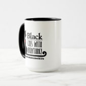Le noir de BCHR est assorti à tout ! tasse (Devant gauche)