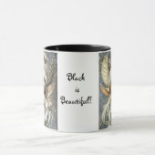 Le noir est beau ! tasse de café (Centre)