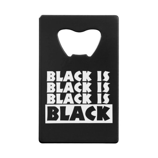 Le noir est noir (Devant)