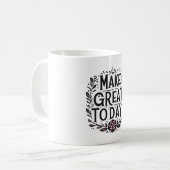 Le noir et le rose font grand aujourd'hui Mug (Devant gauche)