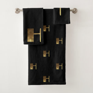 Le noir et l'or du monogramme H semblent la
