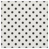 Le noir pointille le tissu de | (Échantillon)