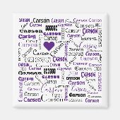 Le nom Carson Magnet (Devant)