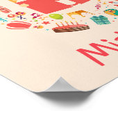 Le nom de la fille poster chambre à coucher mur ar (Coin)