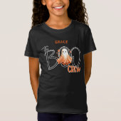Le nom de l'équipage du Boo Halloween Girl T-Shirt (Devant)