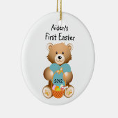 Le nom de votre enfant Premier ornement de Pâques (Droite)