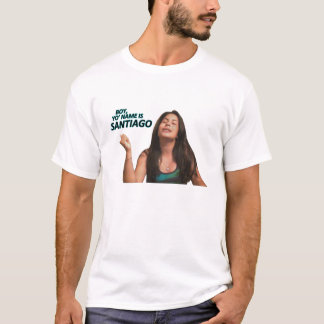 Le nom de Yo de garçon est T-shirt de Santiago