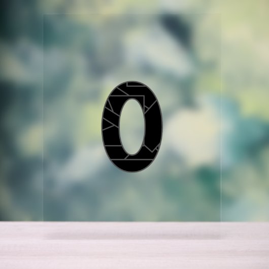 Le nombre zéro (0) en noir (Neutre)