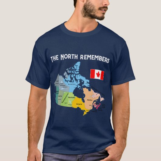 Le Nord se souvient des T-shirts pro-Canada (Devant)