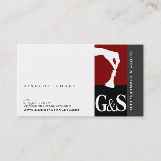 Le nouveau carte de visite de Vincent (Devant)