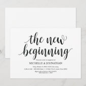 Le nouveau départ, les invitations du parti Engage (Devant / Derrière)