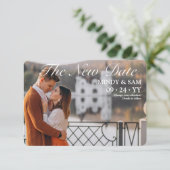 Le nouveau Faire-part de report photo (Debout devant)