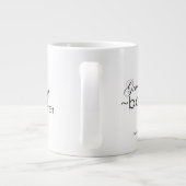 Le nouveau-né photographe Jumbo Coffee Mug (Dos)