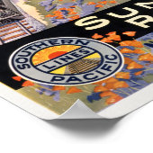 Le nouveau Poster vintage Sunset Limited 1924 (Coin)