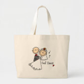 Le nouveaux mari et épouse dansent d'abord le sac (Devant)