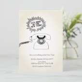 Le Nouvel An, Rétro Invitation (Debout devant)