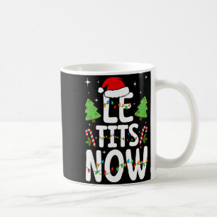 Le Now Laat Het Sneeuwen Grappige Kerstmis Winter  Koffiemok