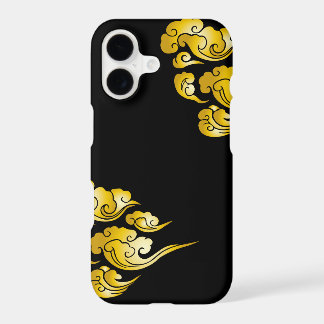 Le nuage frais d'or modèle le cas plus de l'iPhone