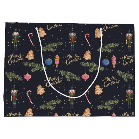 Le Nutcracker, gros sac cadeau de marine (Dos)