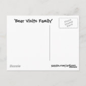Le "ours carte postale de CA rend visite à (Dos)
