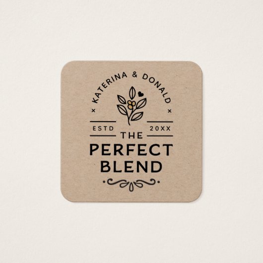 Le pack parfait Blend Premium Kraft de 100 étiquet (Devant)