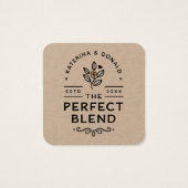 Le pack parfait Blend Premium Kraft de 100 étiquet (Dos)