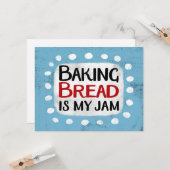 Le Pain À Cuire Est Ma Carte De Voeux De Confusion (Devant/Arrière en situation)