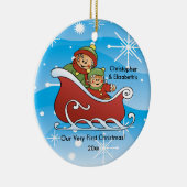 Le pain d'épice jumelle le premier ornement de (Droite)