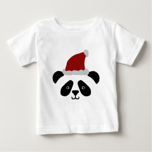 Le panda de Père Noël badine le T-shirt