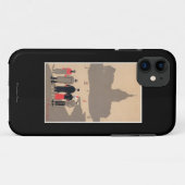 Le Pantheon Art Deco SceneParis, Frankrijk Case-Mate iPhone Case (Achterkant (horizontaal))