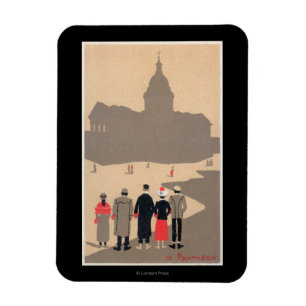 Le Pantheon Art Deco SceneParis, Frankrijk Magneet