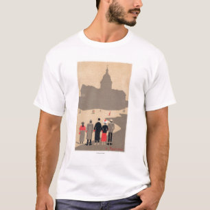 Le Pantheon Art Deco SceneParis, Frankrijk T-shirt