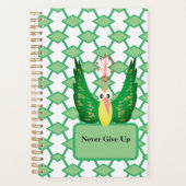 Le paon n'abandonne jamais la géométrie verte (Devant)