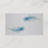 Le paon vert-bleu fait varier le pas du carte de (Dos)