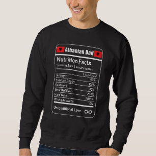 Le papa albanais La valeur nutritive Le Sweatshirt