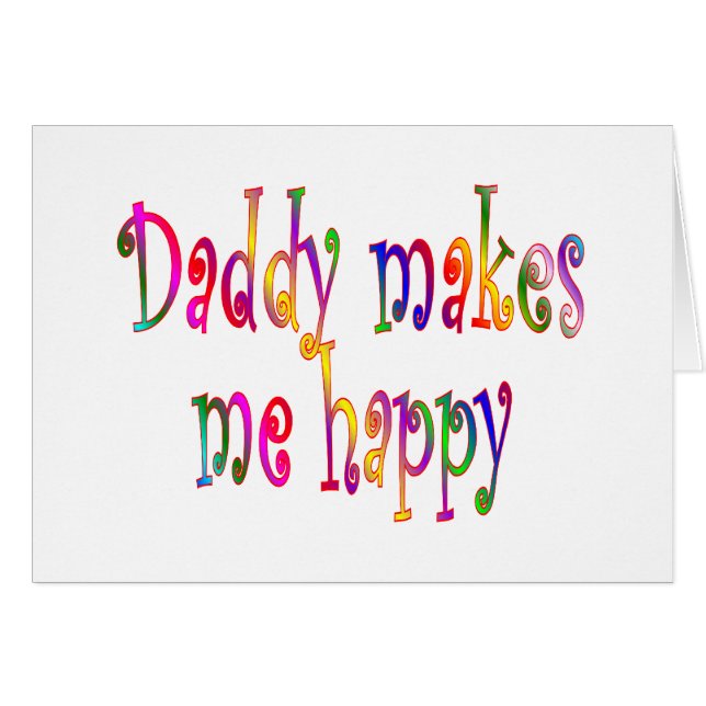 Le papa me rend heureux (Devant horizontal)