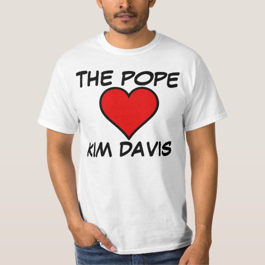 LE PAPE AIME LES t-shirts KIM DAVIS (Devant)